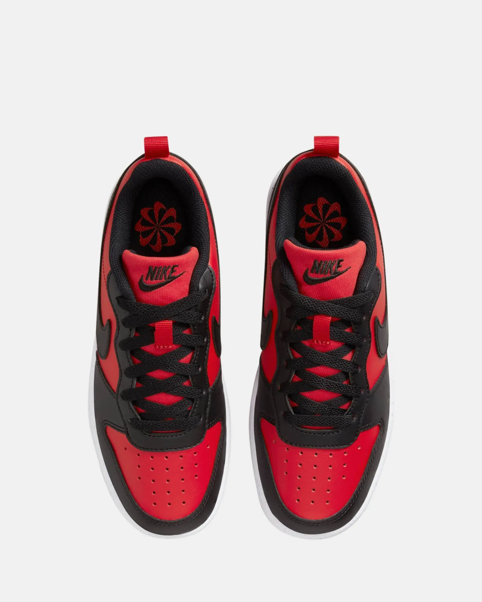 Nike Kids' Shoes Court Borough Low Recraft Grade School Univ Red/Black/White