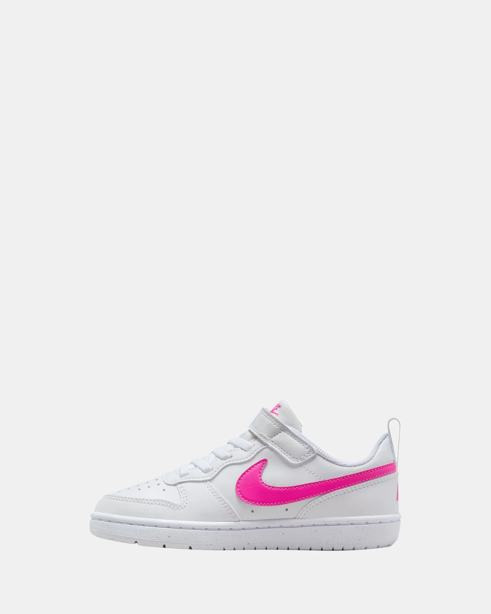 Nike Kids' Shoes Court Borough Low Recraft Pre-School White/Laser Fuchsia