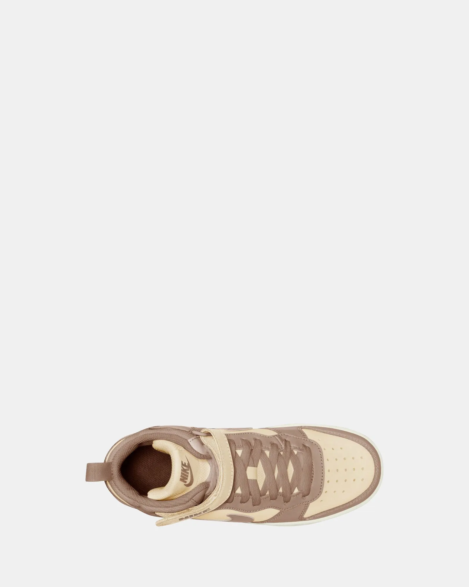 Nike Kids' Shoes Court Borough Mid 2 Grade School Pale Ivory/Hemp/Sail