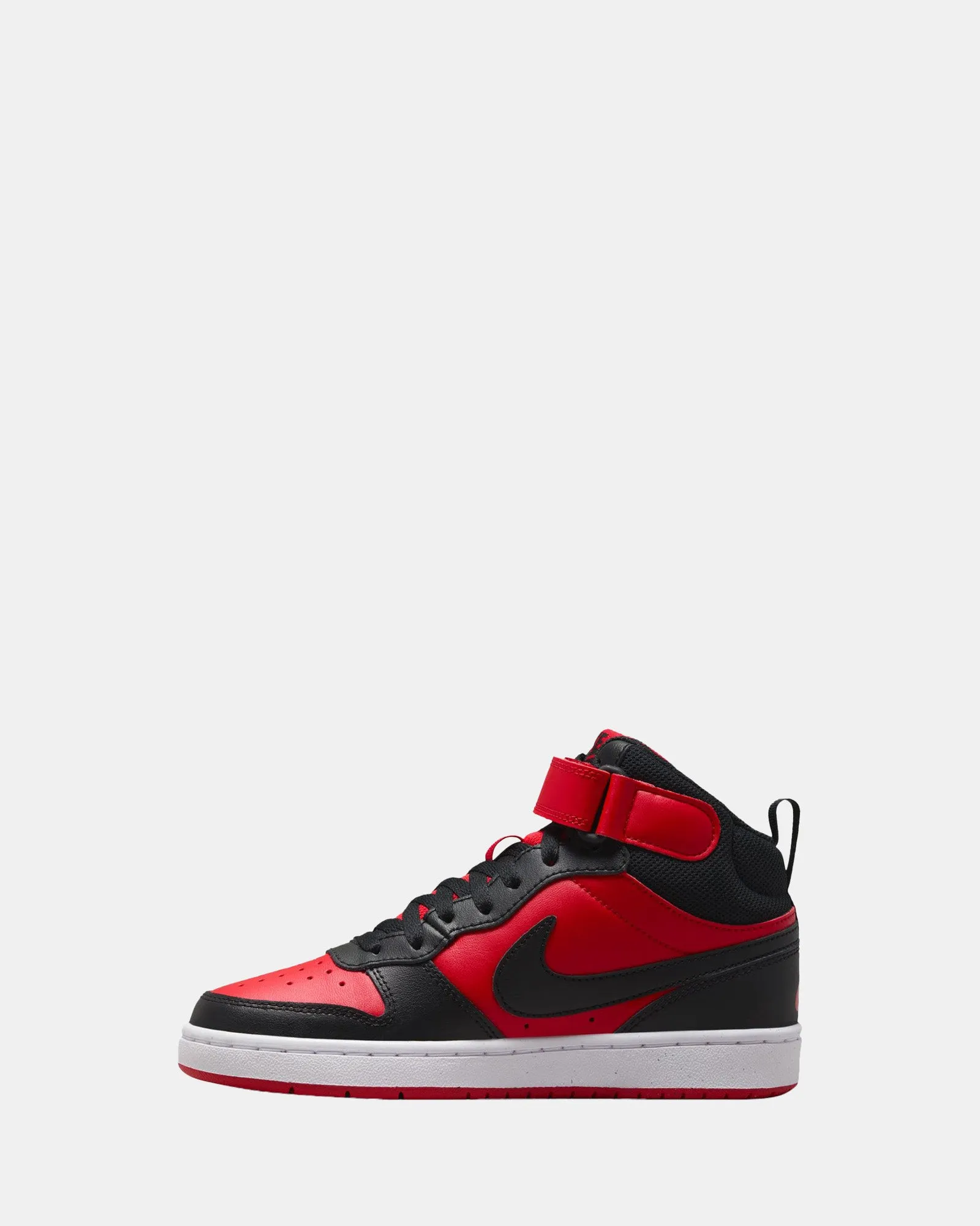 Nike Kids' Shoes Court Borough Mid 2 Grade School Univ Red/Black/White