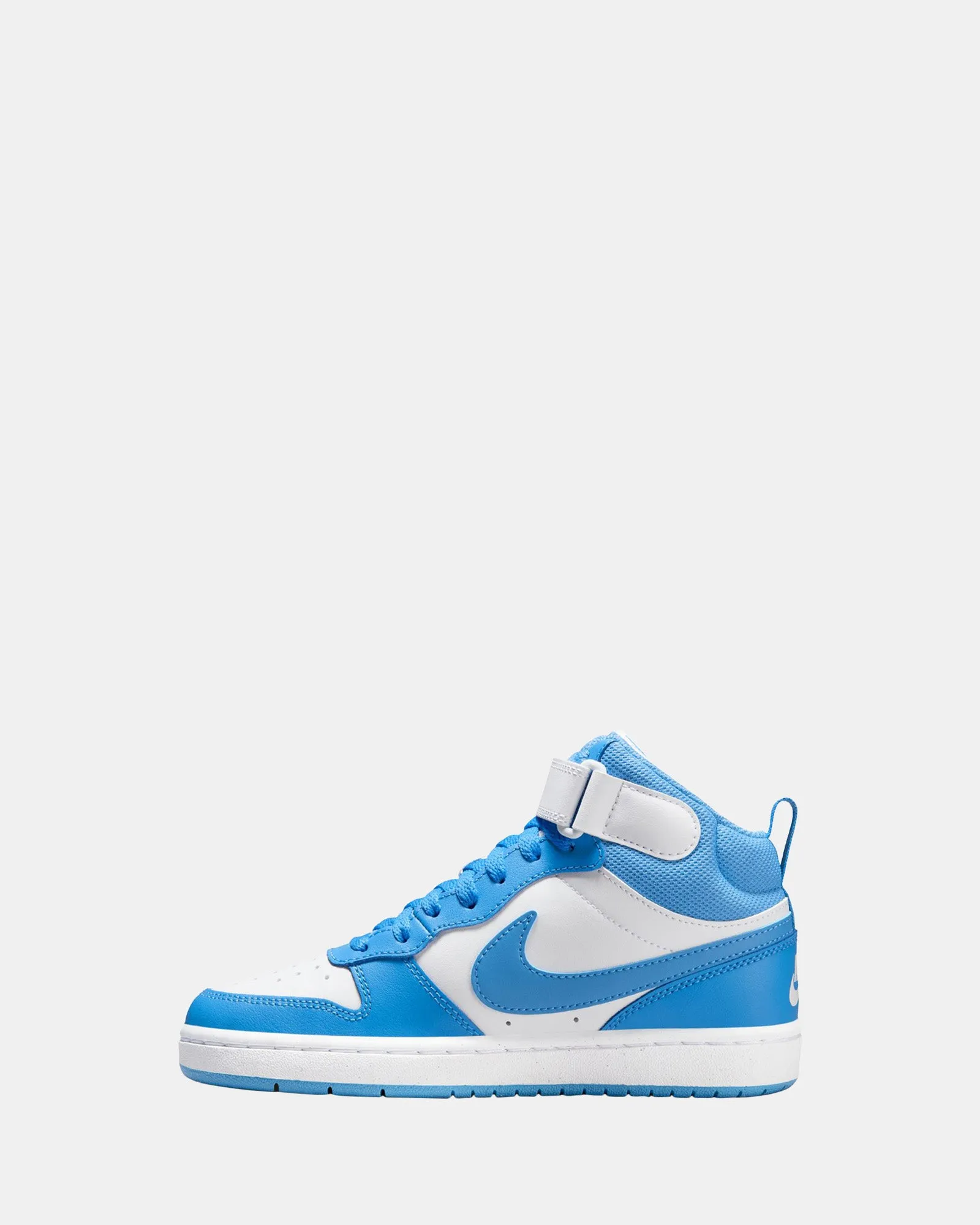 Nike Kids' Shoes Court Borough Mid 2 Grade School White/Blue Beyond