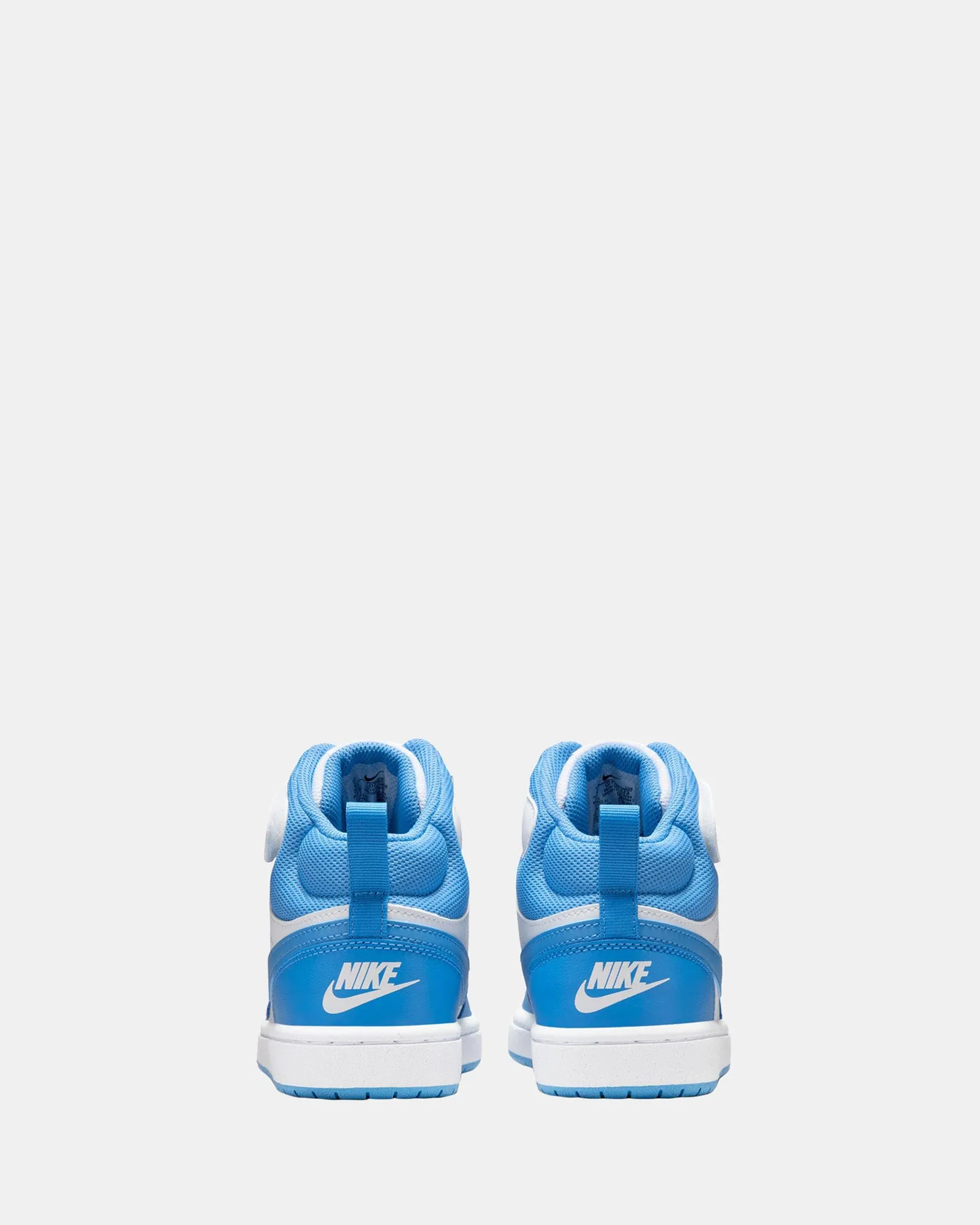 Nike Kids' Shoes Court Borough Mid 2 Grade School White/Blue Beyond