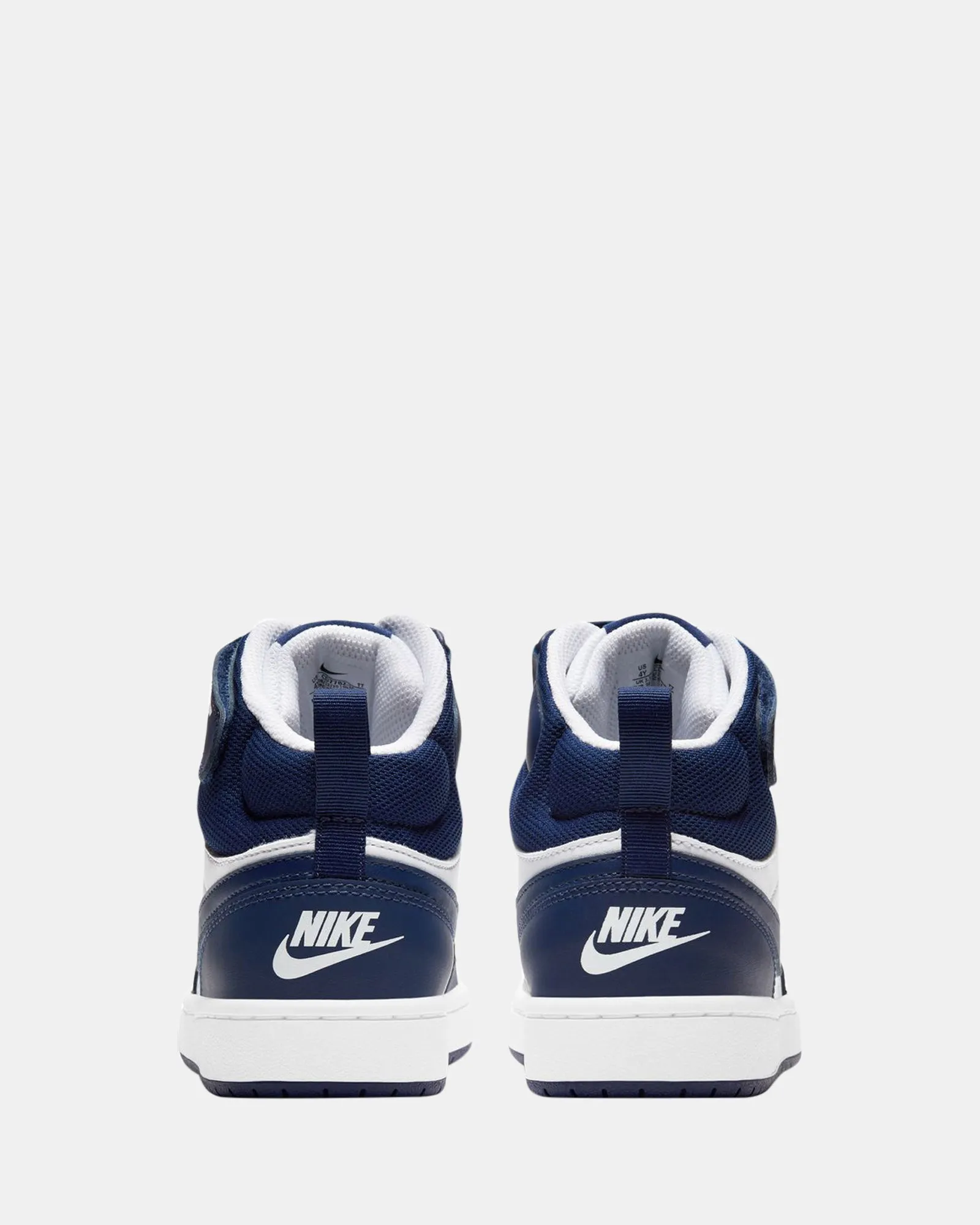 Nike Kids' Shoes Court Borough Mid 2 Grade School White/Blue Void/Signal Blue