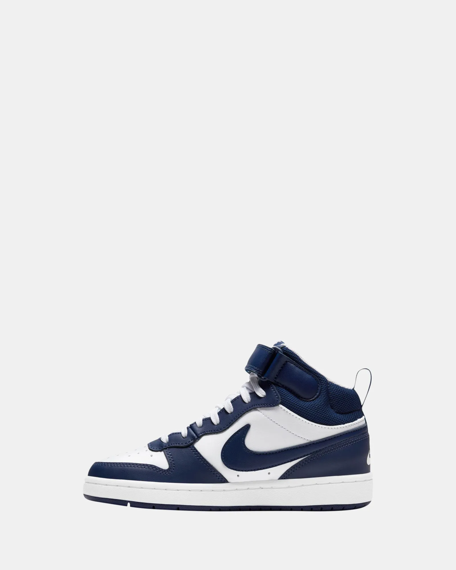 Nike Kids' Shoes Court Borough Mid 2 Grade School White/Blue Void/Signal Blue