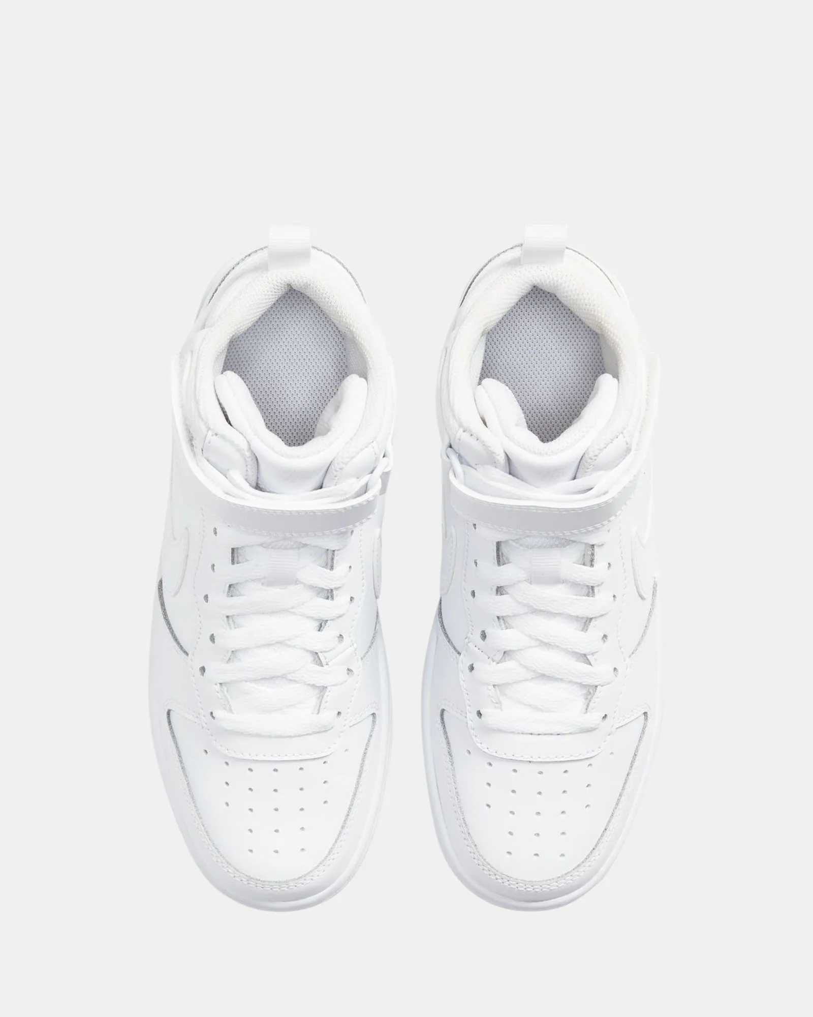 Nike Kids' Shoes Court Borough Mid 2 Grade School White/White