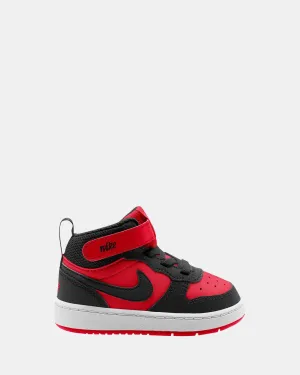 Nike Kids' Shoes Court Borough Mid 2 Infant Univ Red/Black/White