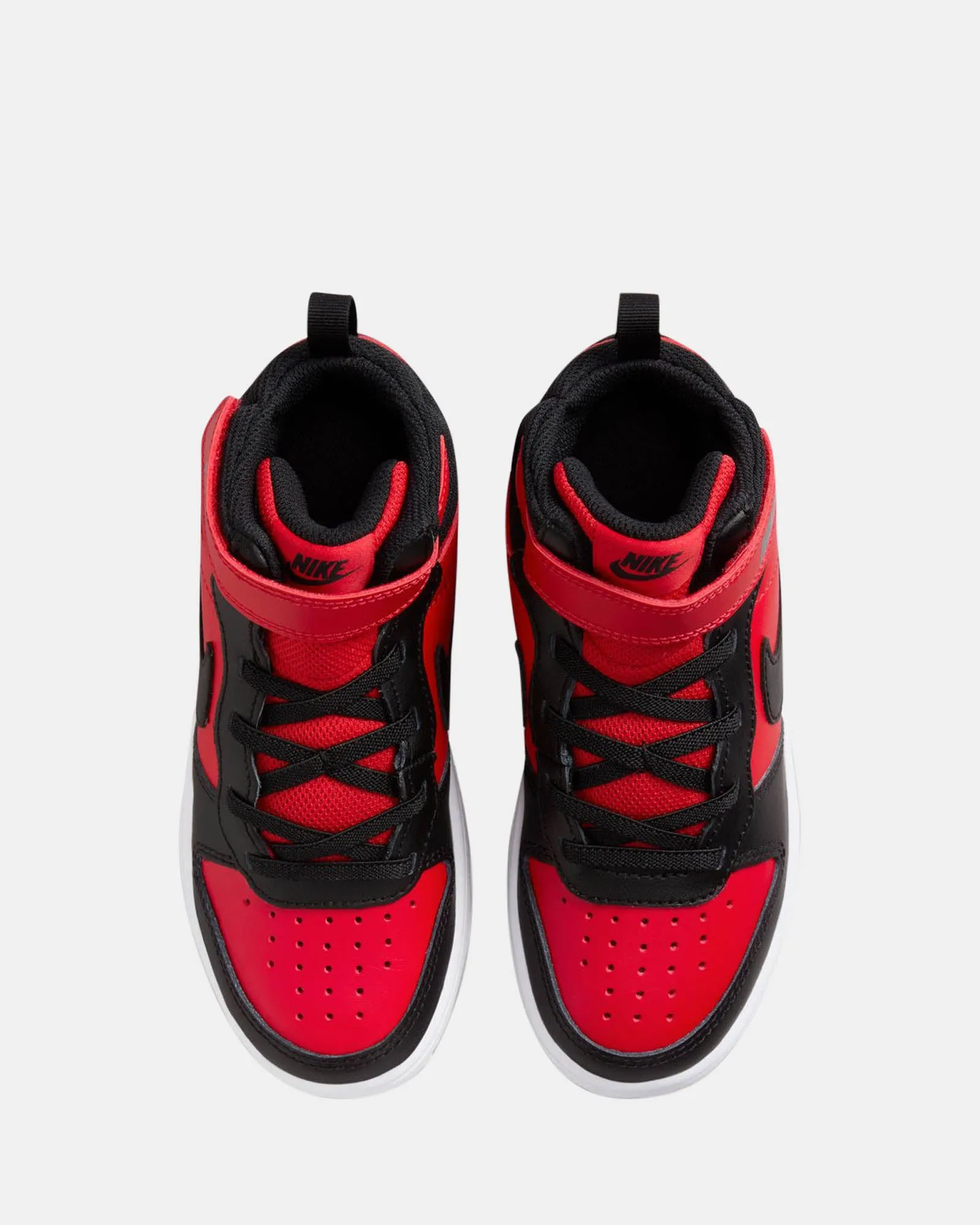 Nike Kids' Shoes Court Borough Mid 2 Pre-School Univ Red/Black/White