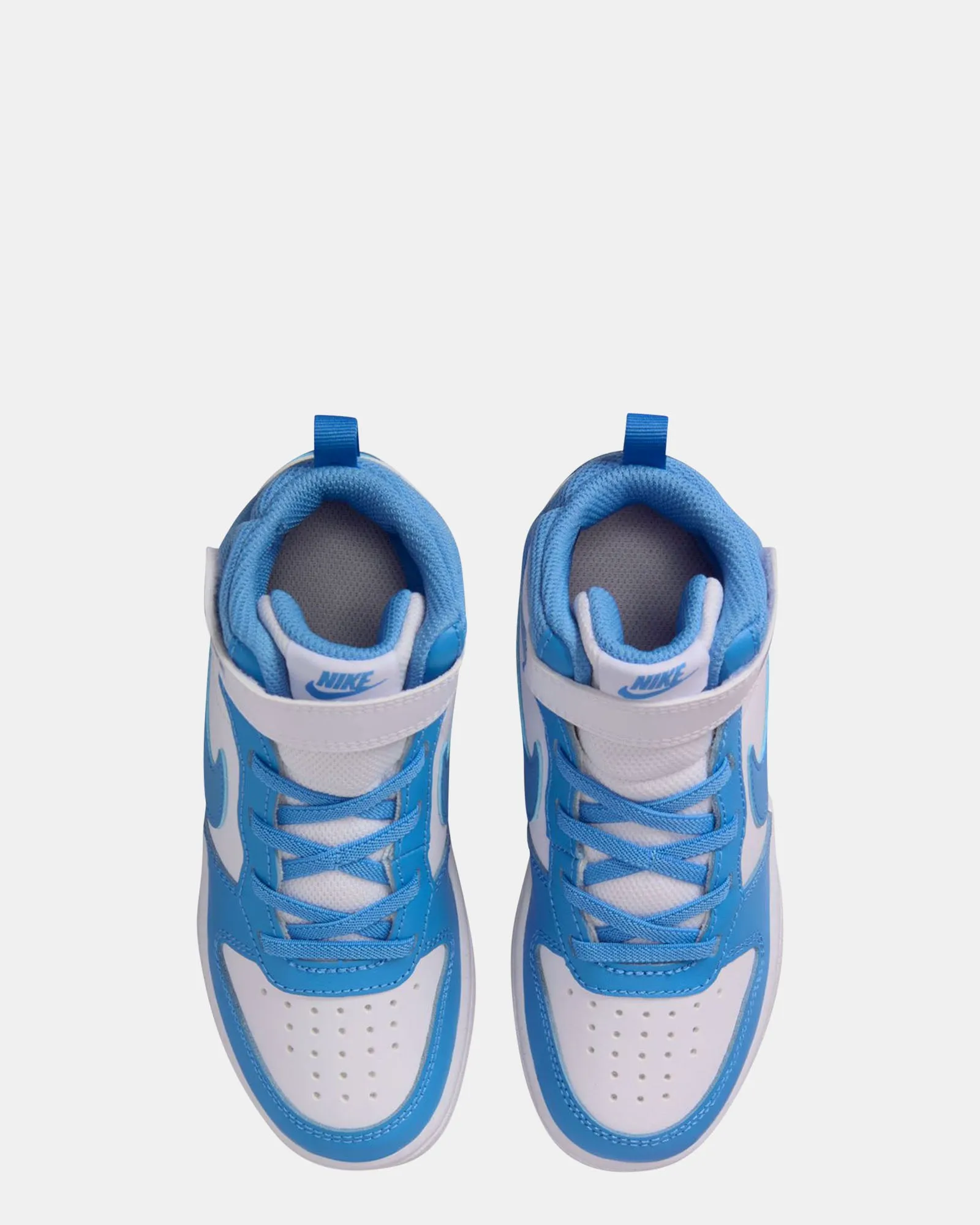 Nike Kids' Shoes Court Borough Mid 2 Pre-School White/Blue Beyond