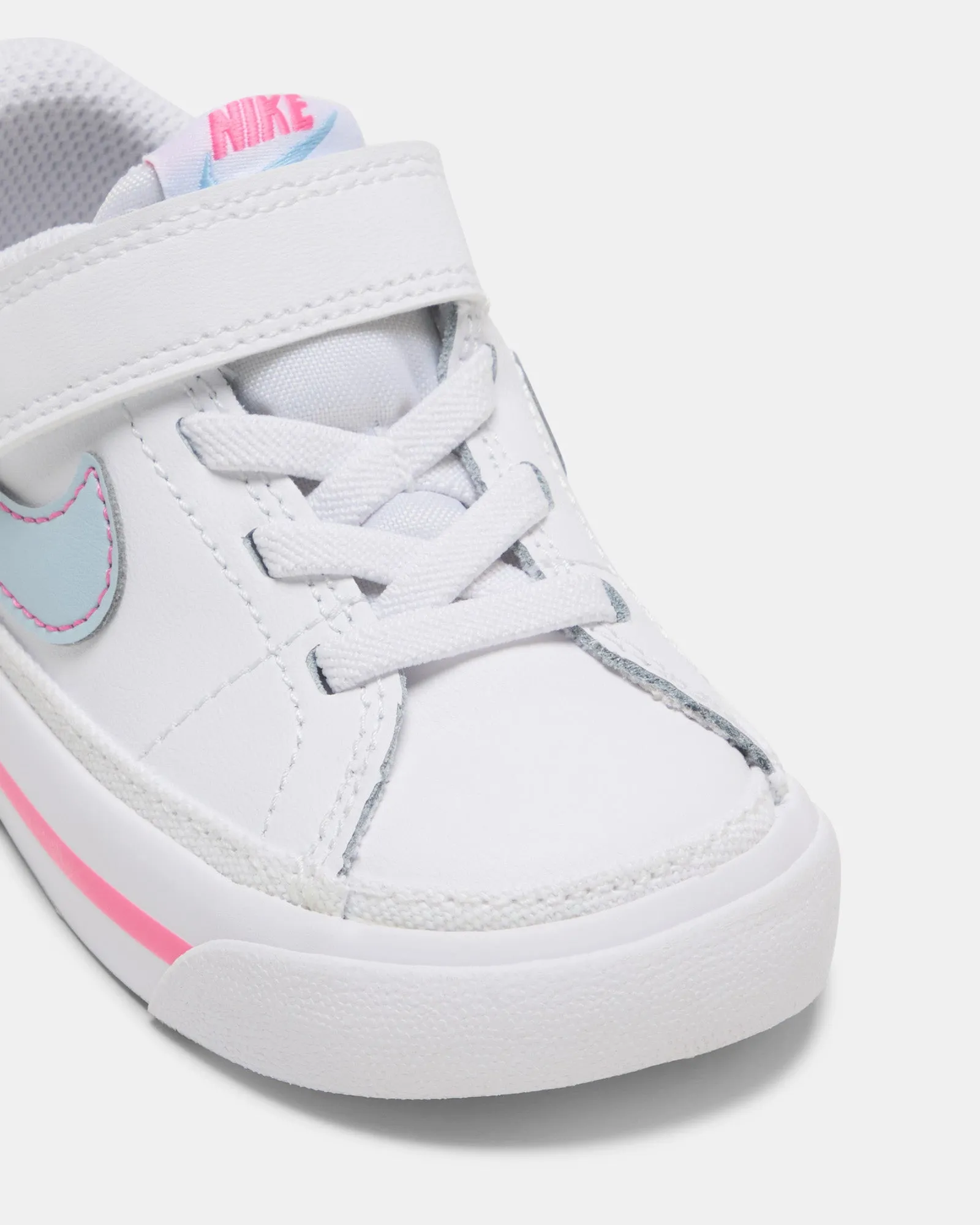 Nike Kids' Shoes Court Legacy Infant White/Lt Armory Blue/Pinksicle