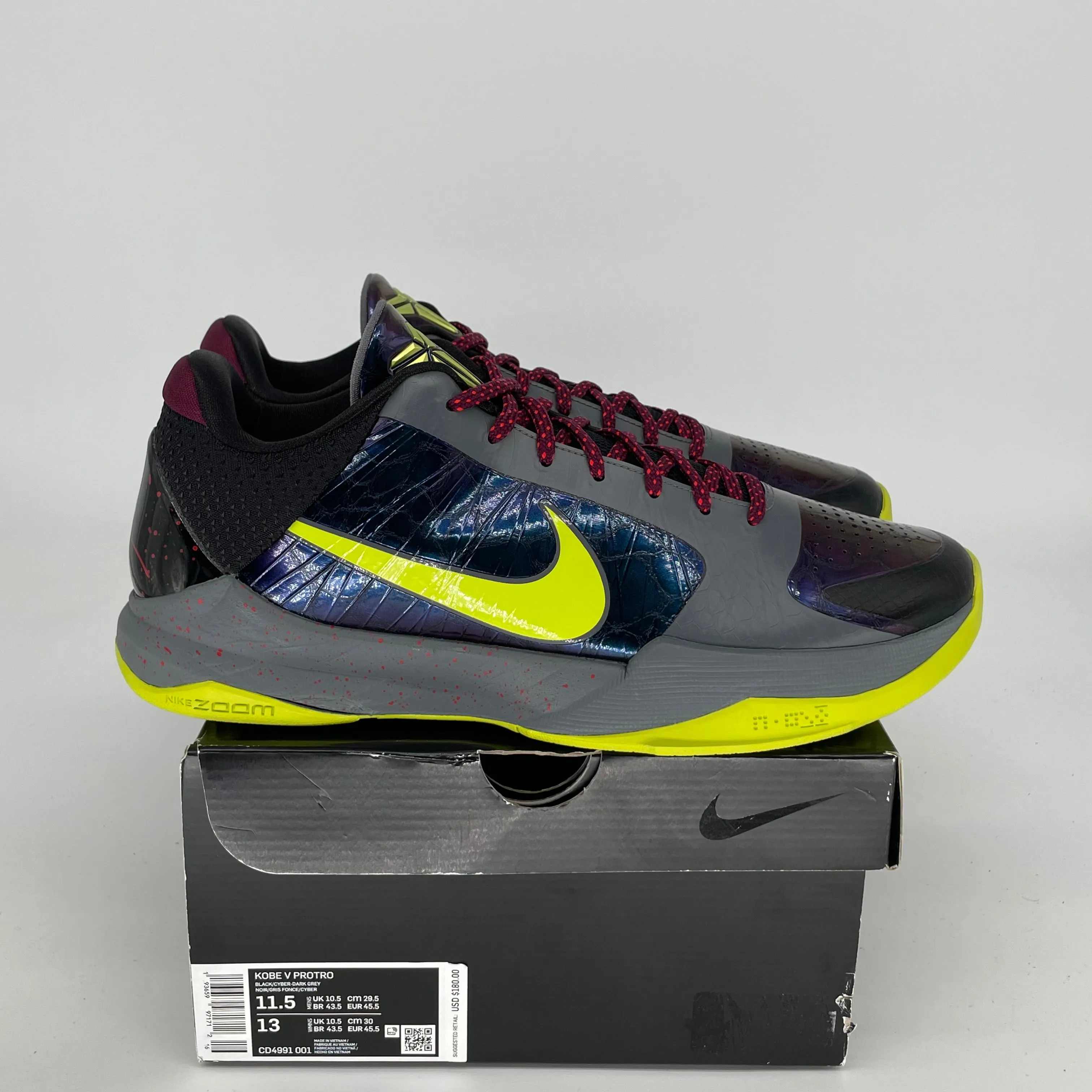 NIKE KOBE 5 PROTRO 2K GAMER EXCLUSIVE SIZE 11.5 CD4991-001