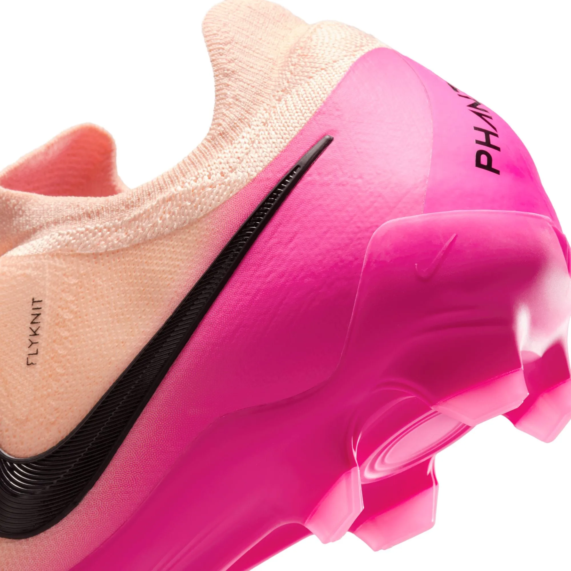 Nike Phantom GX II Pro FG Firm Ground Soccer Shoes - Chrimson Tint/ Black-Pink/ Blast