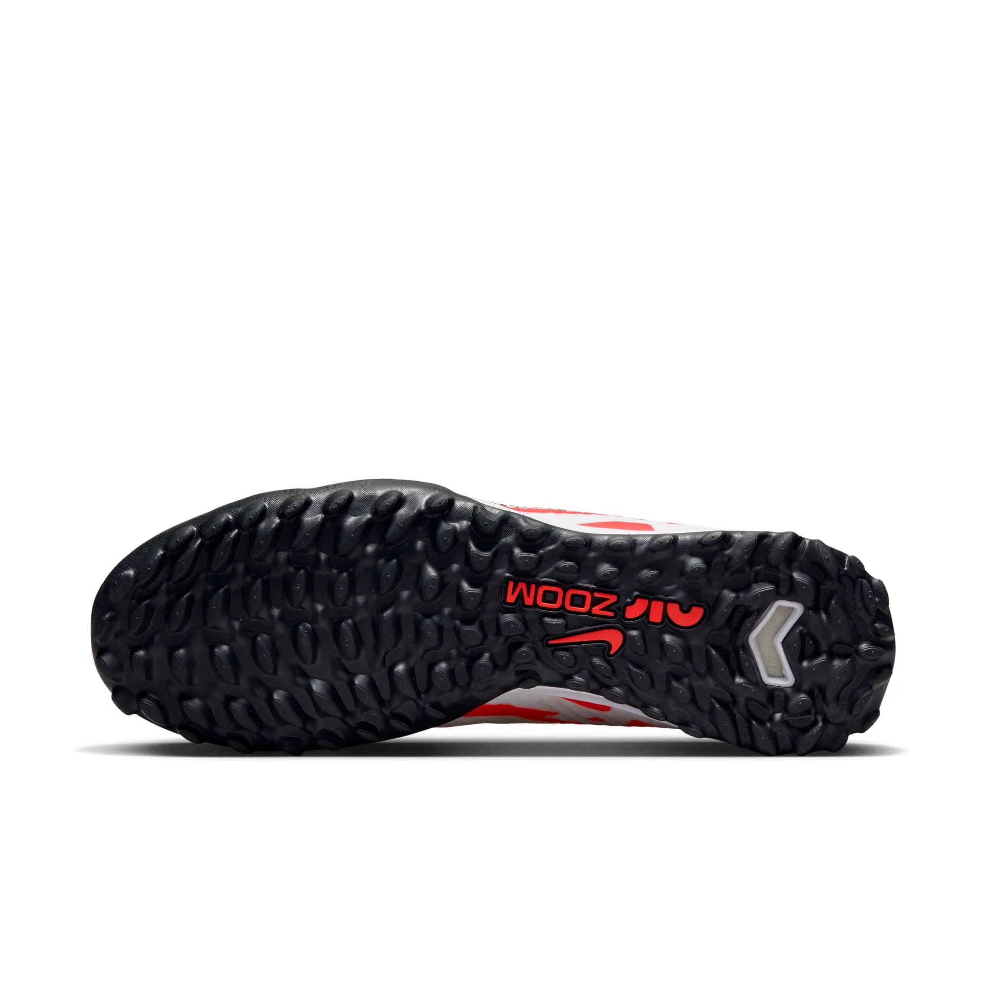Nike Zoom Mercurial Vapor 15 Academy TF Turf Soccer Shoes - Bright Crimson/ White - Black
