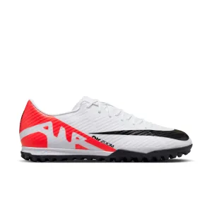 Nike Zoom Mercurial Vapor 15 Academy TF Turf Soccer Shoes - Bright Crimson/ White - Black