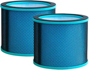 Nispira R21/ R020 2-in-1 True HEPA Filter Replacement For Bladeless Tower Air Purifier Fan UTY R021 R21 R020 R20 SKJ-CR021 SKJ-CR020 Medium, 2 Pack Tower bladeless fan for modern homes