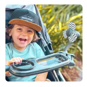 Nuby Cool Baby Stroller Clip-On Fan in Grey Rear-mounted fan for childrens safety