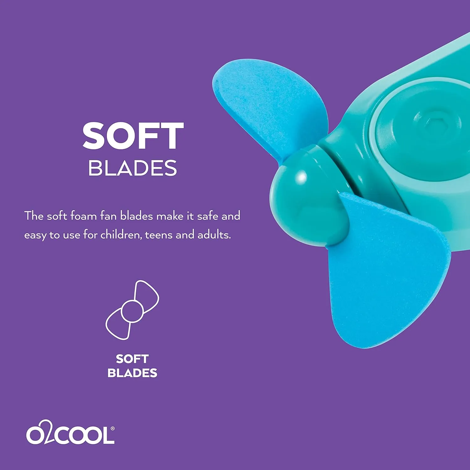 O2COOL Carabiner Sport Misting Fan - Pocket Sized, Portable On-The-Go Battery Powered Cooling