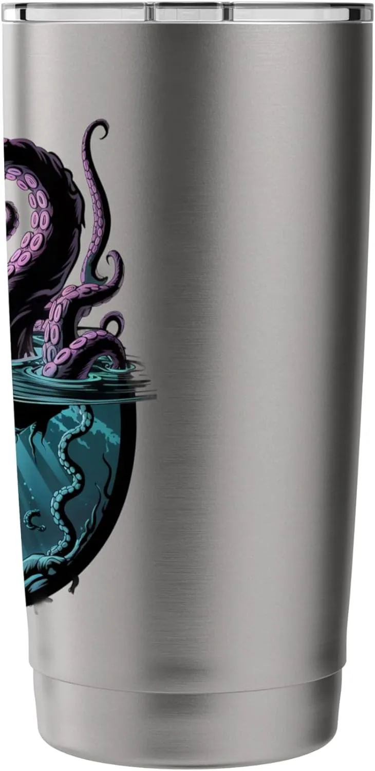 Octopus Kraken Pirate Mariners Final Vision Stainless Steel Insulated Tumbler