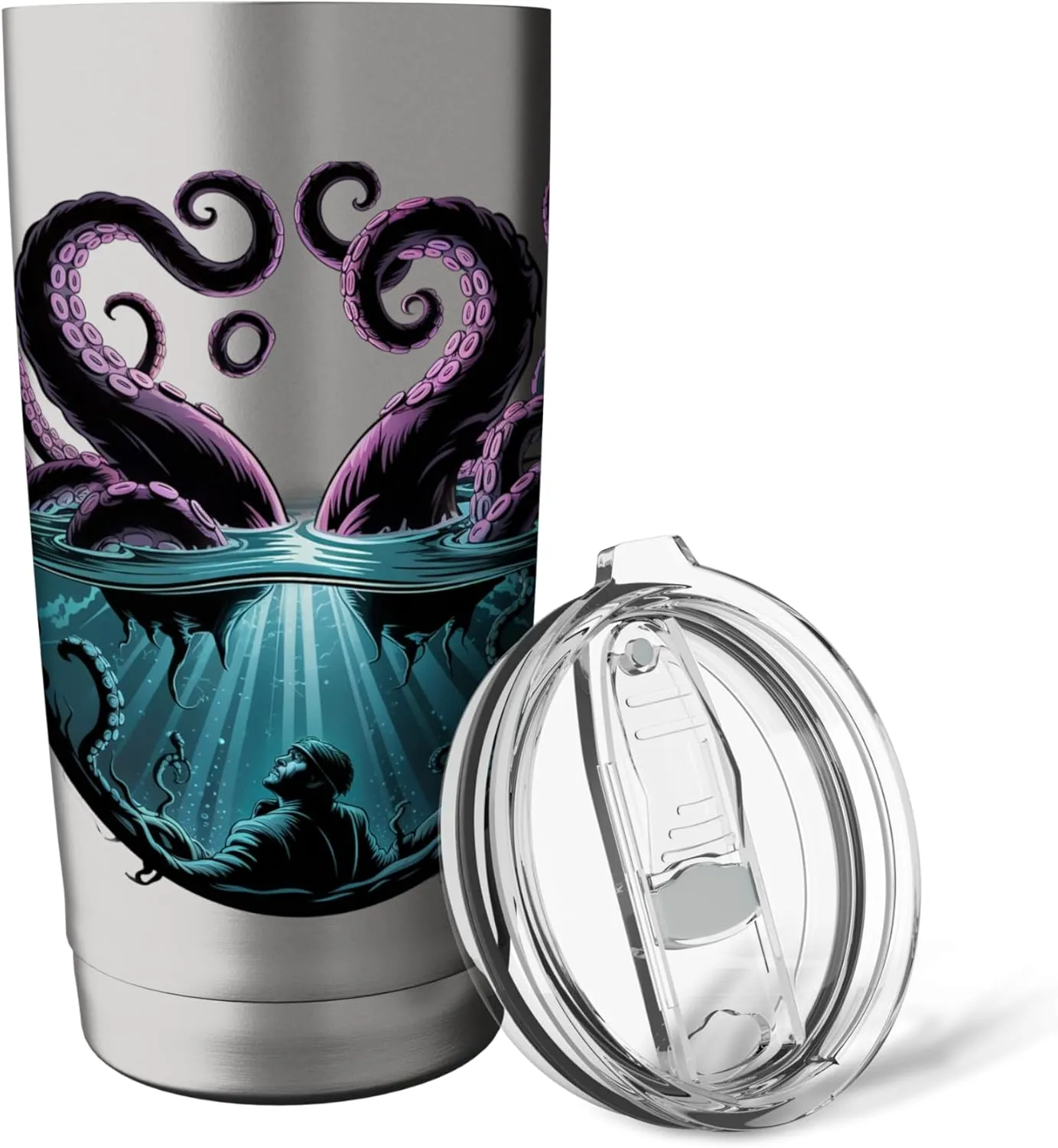 Octopus Kraken Pirate Mariners Final Vision Stainless Steel Insulated Tumbler