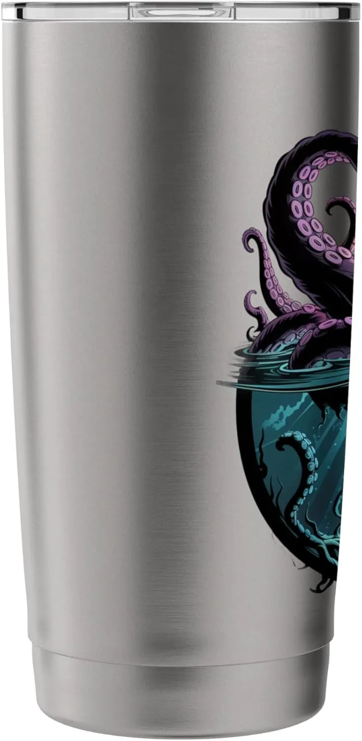 Octopus Kraken Pirate Mariners Final Vision Stainless Steel Insulated Tumbler