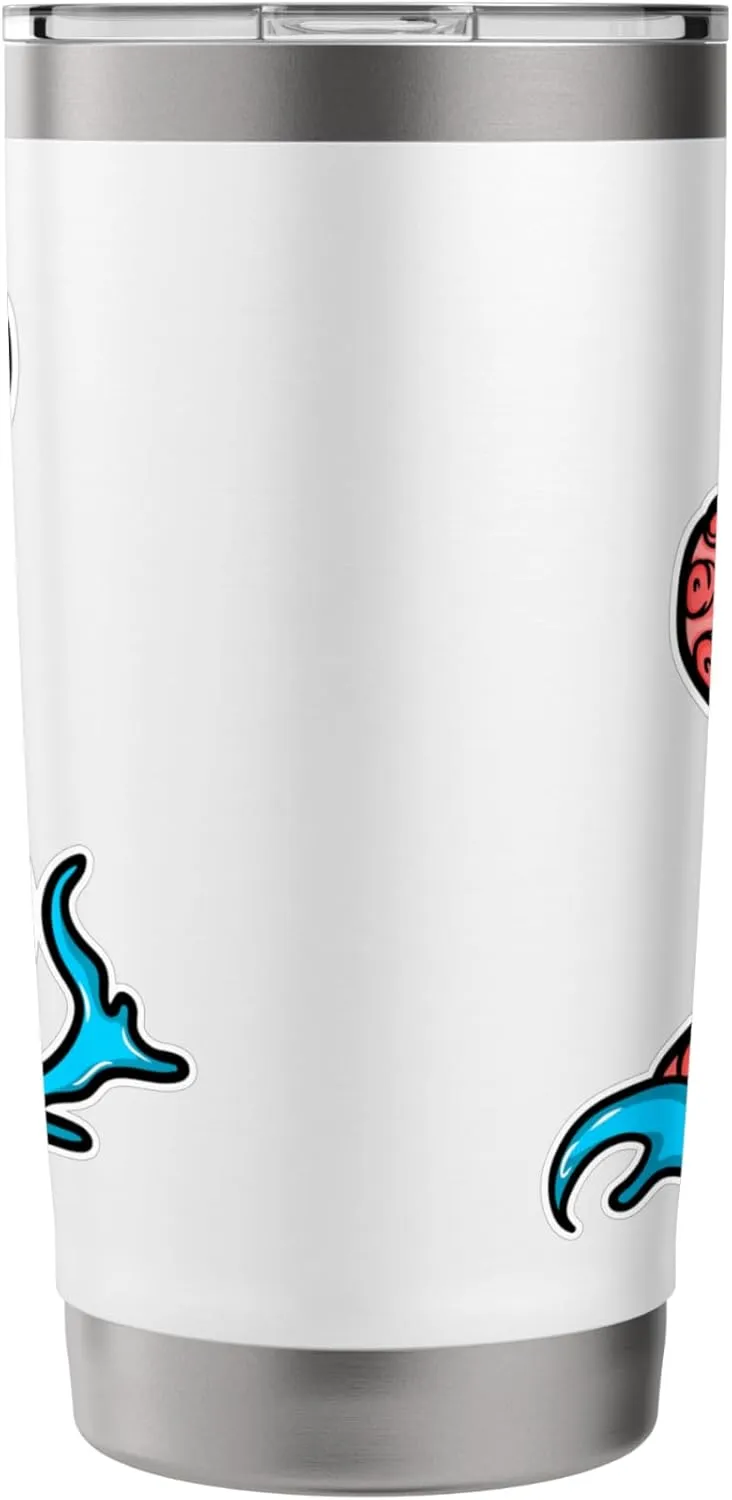 Octopus Sea Monster Kraken Red Tentacle Octopuses Fans Stainless Steel Insulated Tumbler