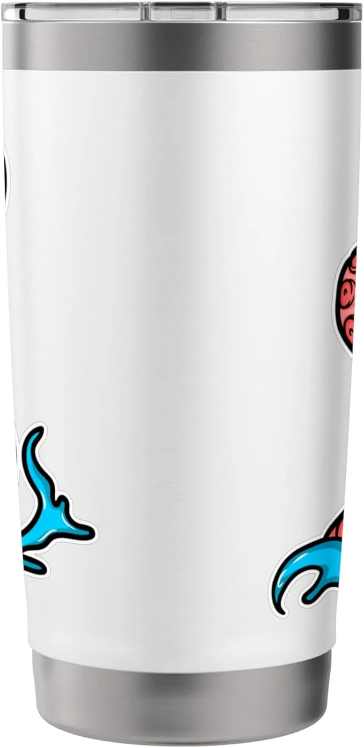 Octopus Sea Monster Kraken Red Tentacle Octopuses Fans Stainless Steel Insulated Tumbler