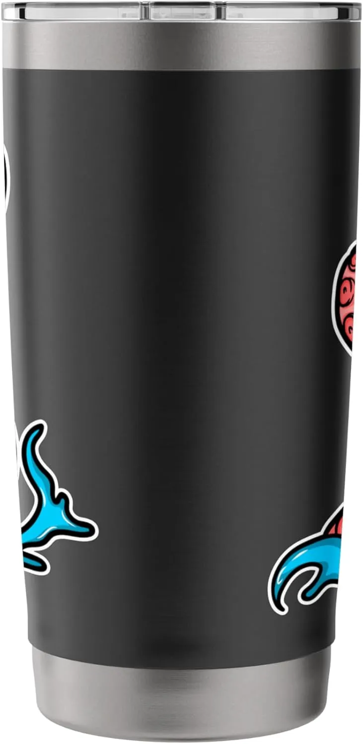 Octopus Sea Monster Kraken Red Tentacle Octopuses Fans Stainless Steel Insulated Tumbler