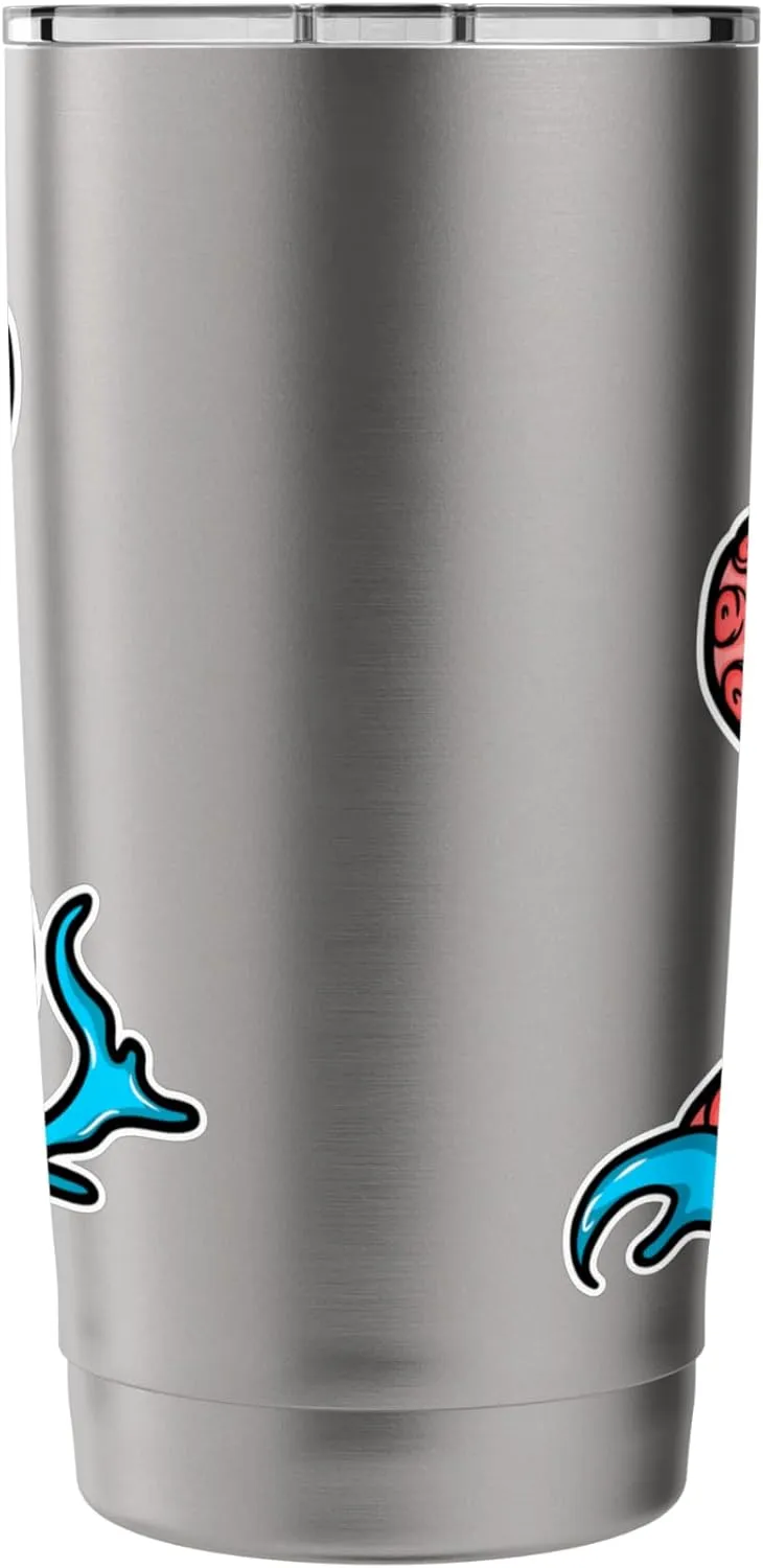 Octopus Sea Monster Kraken Red Tentacle Octopuses Fans Stainless Steel Insulated Tumbler