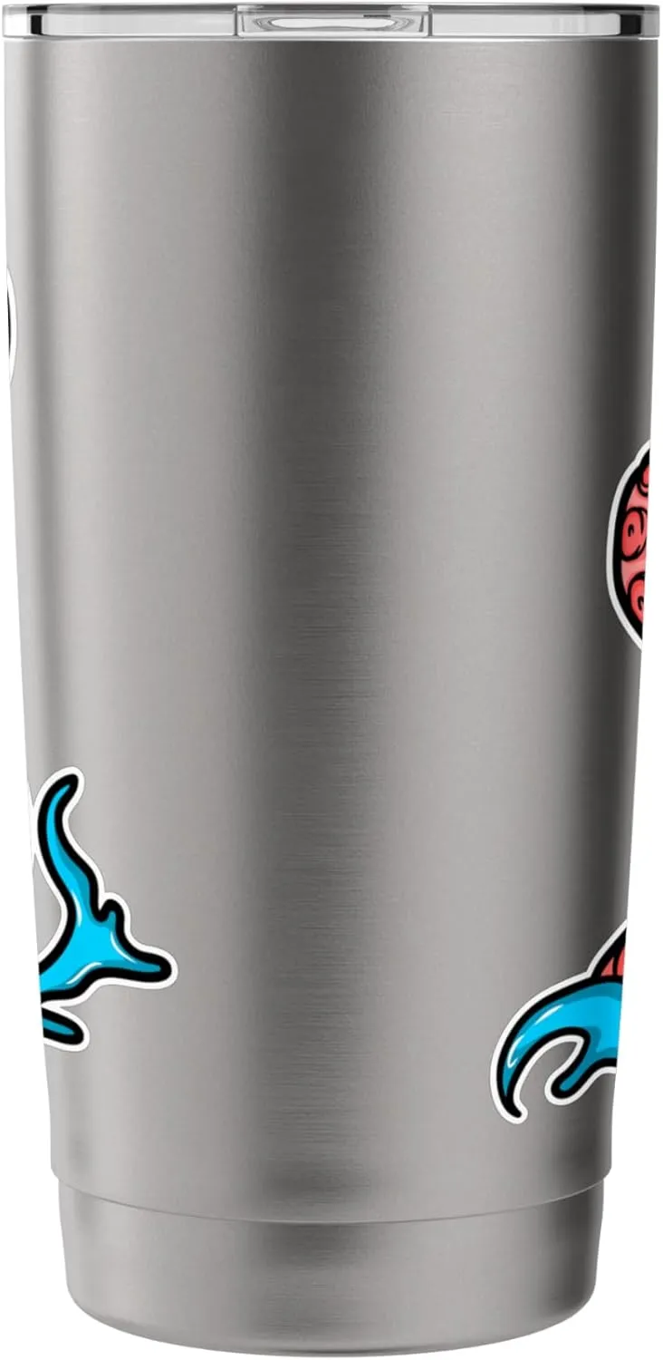 Octopus Sea Monster Kraken Red Tentacle Octopuses Fans Stainless Steel Insulated Tumbler