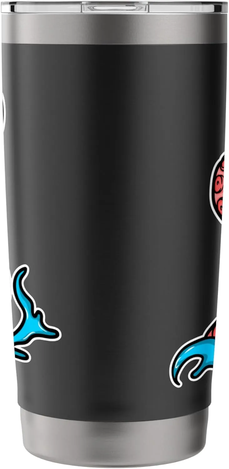 Octopus Sea Monster Kraken Red Tentacle Octopuses Fans Stainless Steel Insulated Tumbler