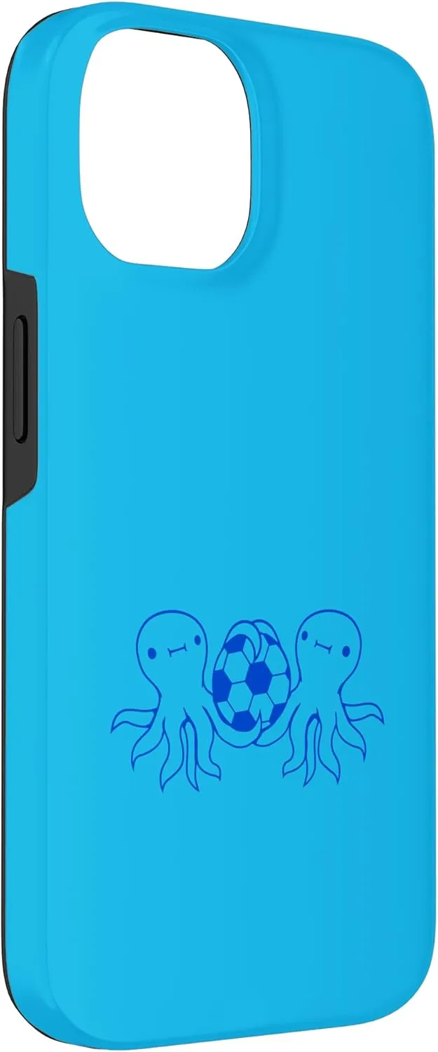 Octopus Team Holding Ball Football Soccer Fan Hobby Club Fun Case for iPhone 14