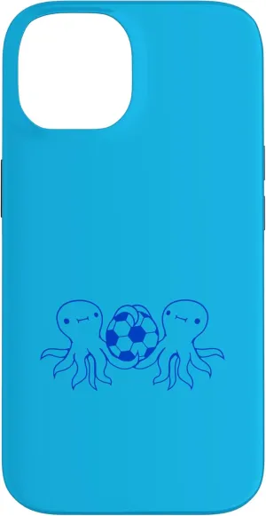 Octopus Team Holding Ball Football Soccer Fan Hobby Club Fun Case for iPhone 14 Octopus-shaped decorative fan