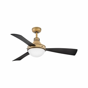 Oliver 50" LED Smart Fan quiet ceiling fans with remote control