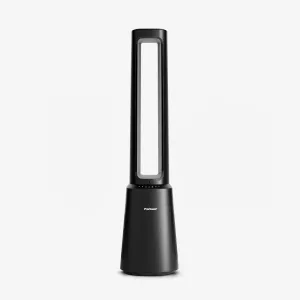 OmniAir 41" Premium Bladeless Tower Fan and Air Purifier - Black bladeless electric fans for modern home