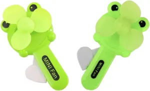 One Color Hand Pressure Frog Fan Comes Randomly in Two Colors, Hand Pressure Fan, Personal Pocket Fan, Skeleton Summer Cute Fan, Mini Handheld Portable Fan for Outdoor Commute Office Travel Octopus-shaped decorative fan