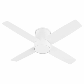 Oslo Hugger 44"Ceiling Fan White ifan smart fans for connected homes