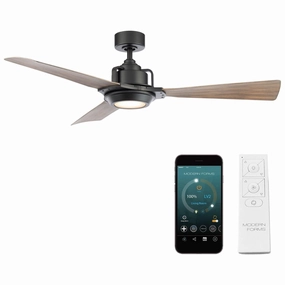 Osprey Indoor/Outdoor 3-Blade 56" Smart Ceiling Fan with LED Light Kit and Remote Control smart ceiling fans with voice control