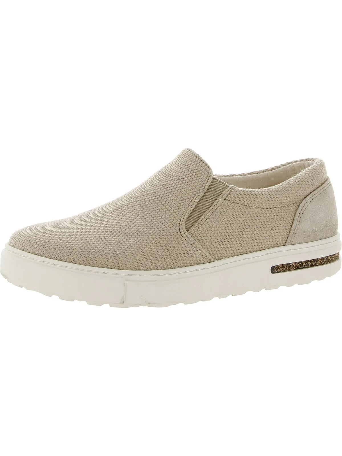 Oswego Womens Knit Footbed Slip-On Sneakers