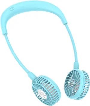 PANERGY Portable Neck Fan Rechargeable Hand Free Personal Fan Mini Wearable Battery Operated USB Fan for Men Women Kids Sport Work Travel Neck fan for hands-free comfort