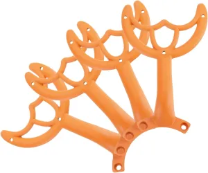 PATIKIL Ceiling Fan Blades Arms Replacement, 4 Pcs 52" Fan Blade Replacement Parts Mounting Bracket Kit for Replacing the Worn Fan Blades, Dark Orange Fan with safety blade design