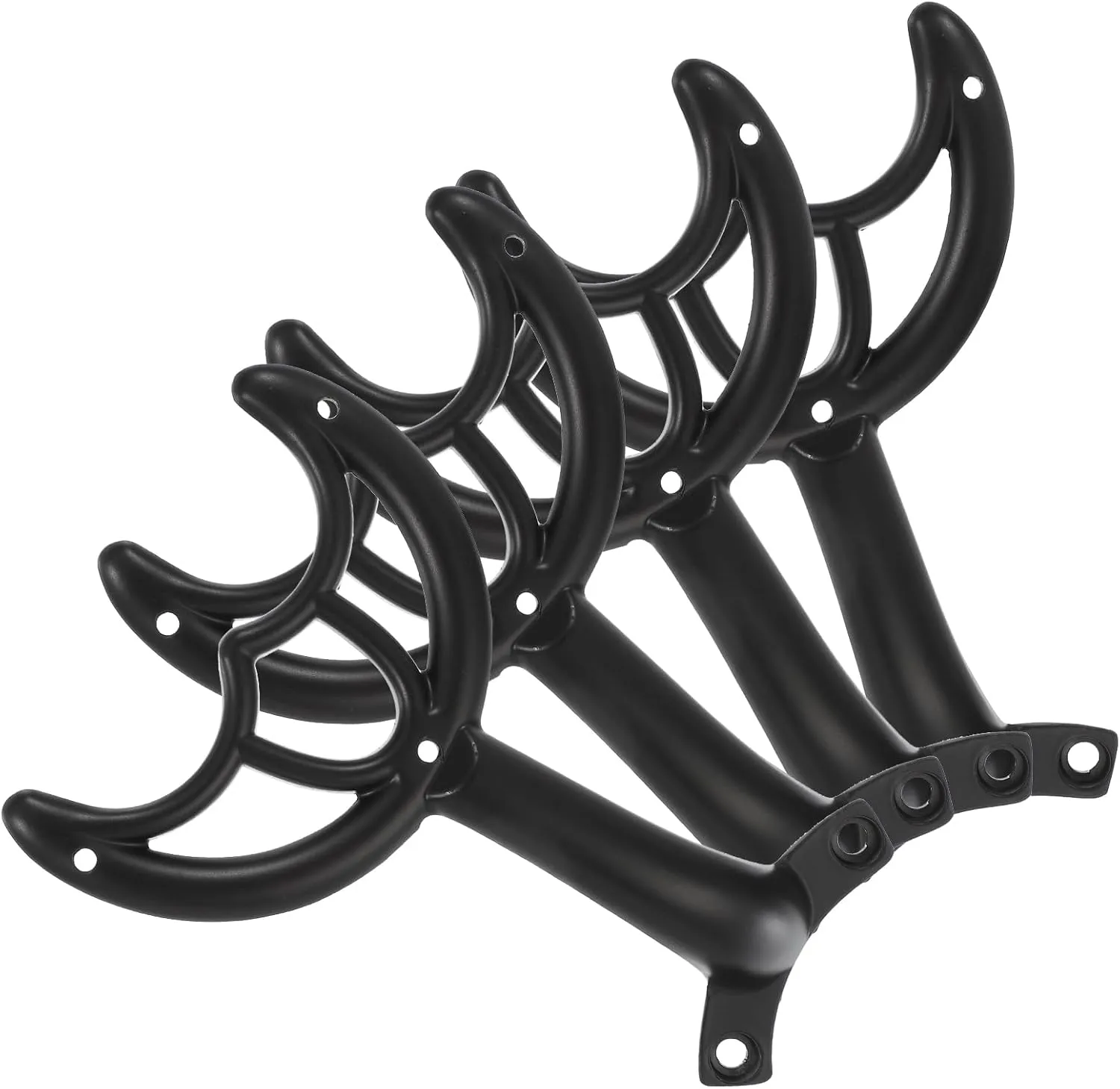 PATIKIL Ceiling Fan Replacement Kit - 4 Pcs 52" Blades Arms With Mounting Bracket for Replacing Worn Fan Parts, Black Fan with safety blade design