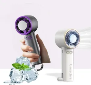 Personal Hand held Fan -Y32 Pro I portable Mini Fan with Long Battery Performance - Ultra-Quiet for New Cooling Technology - Perfect Summer Gift for Travel & Outdoorspurple Mini handheld fan for personal cooling