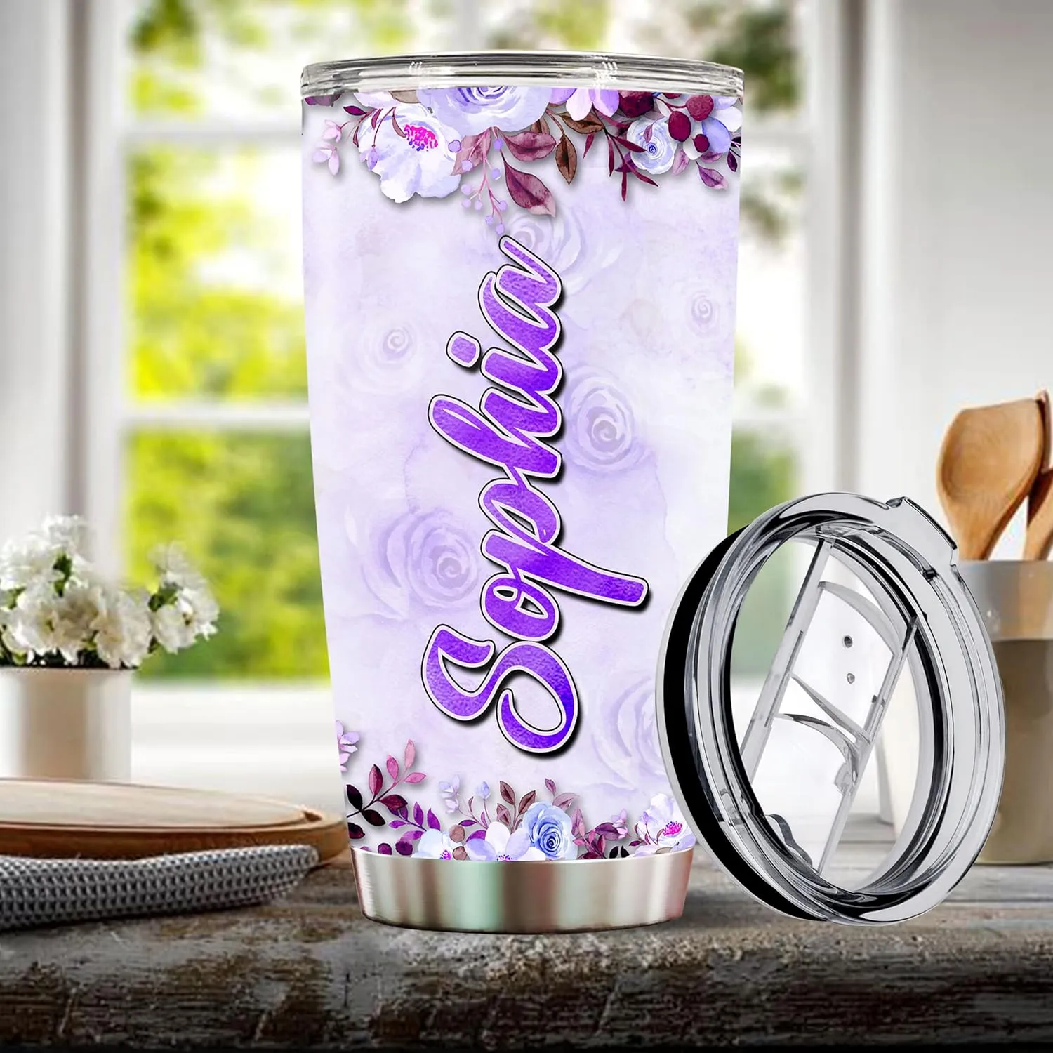 Personalized Dragon Tumbler Customized Name Dragons Mug Gifts For Women Men Girls Custom Coffee Cups Water Bottle 20oz Valentine Birthday Christmas Insulated Stainless Steel Cup With Lid