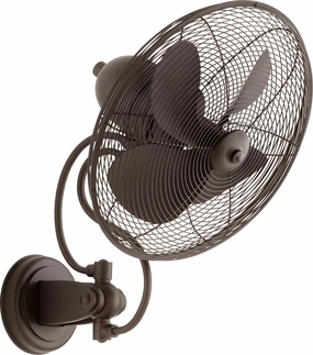 Piazza Patio Fan Oiled Bronze compact portable fans for travel and camping