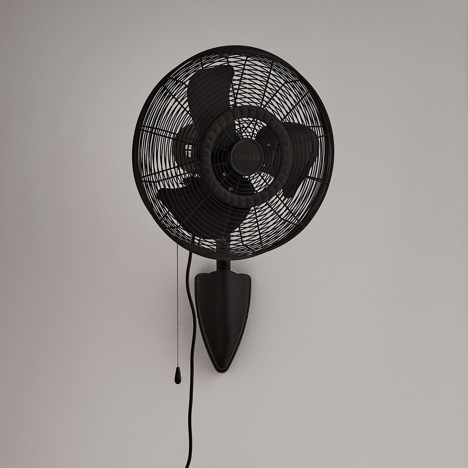 Pola 18"Wall Fan Satin Natural Bronze