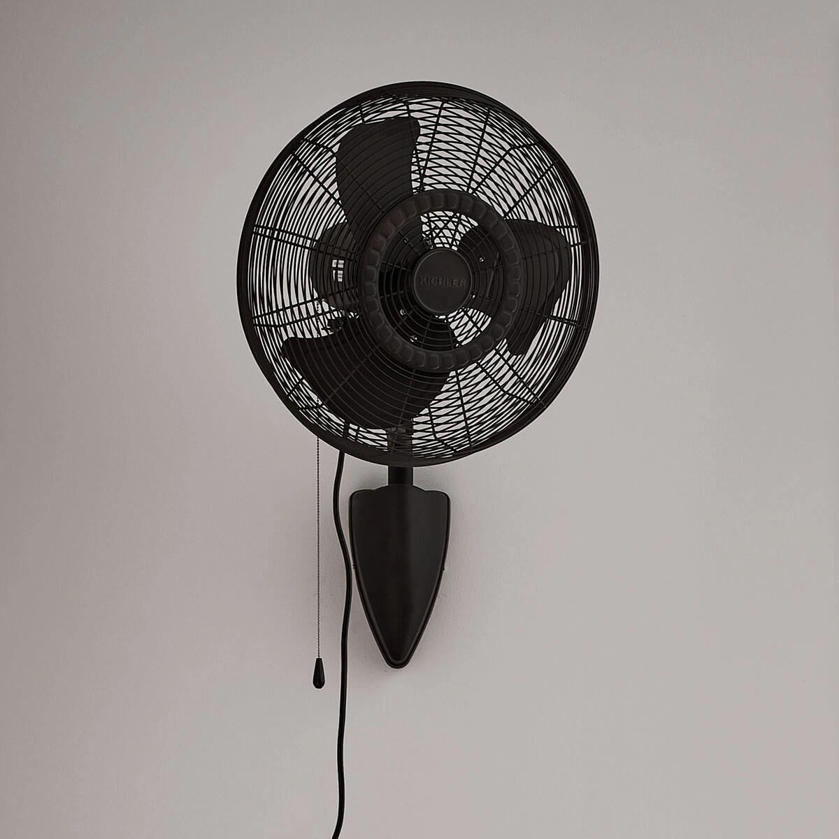 Pola 18"Wall Fan Satin Natural Bronze