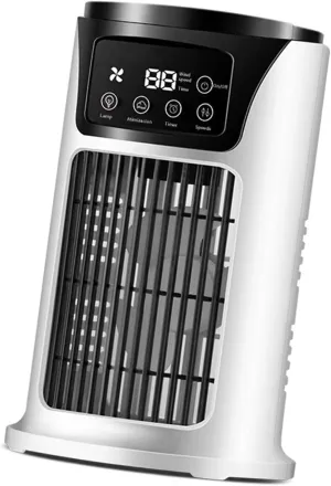 Portable Air Conditioners 300ml Air Coolers Conditioning with Light Small Conditioner with 6 Speeds 6h Timer for Bedroom Desktop humidification Desktop fan with humidification feature