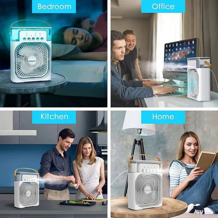 Portable Air Cooler   Humidifier  2-in-1 Relief