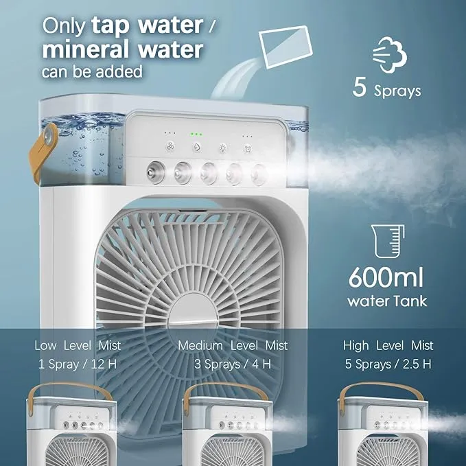 Portable Air Cooler   Humidifier  2-in-1 Relief