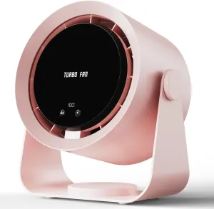 Portable Desk Fan - Quiet 5400mAh Rechargeable Table fan with Turbo Airflow - 100 Speed Digital Display&105 Adjustable Tilt - Wall Mount Small Desk Cooling Fan for Bedroom Office Home Travel Camping USB desktop fan for workspace