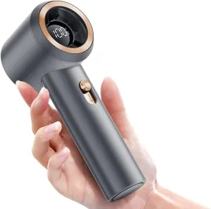 Portable Fan For Travel Mini: Small Pocket Handheld Personal Rechargeable Battery Operated USB High Speed Keeping Cool In Hot Weather Summer Beach For Women (gray) Small bladeless fan for quiet cooling